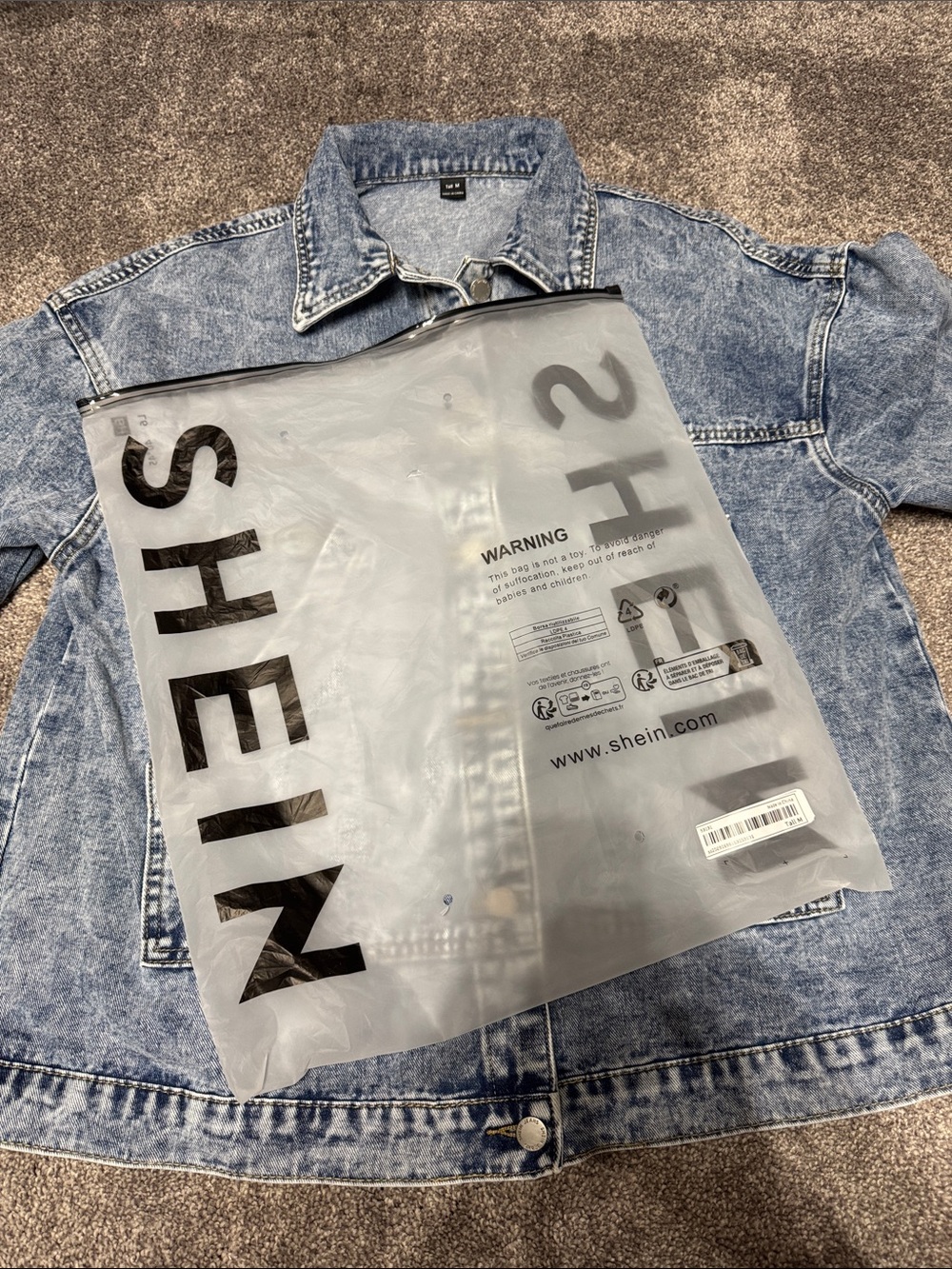Light Wash Denim Jacket - Picture 8 of 9